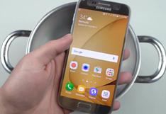 Samsung Galaxy S7: lo sumergió en nitrógeno líquido y esto pasó