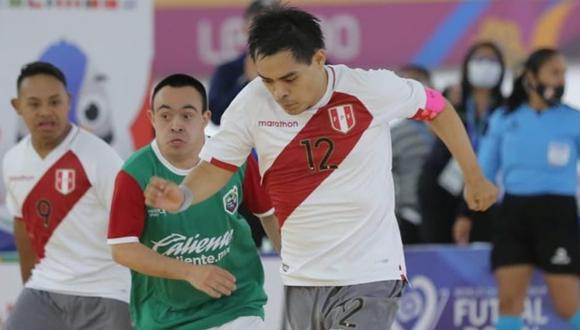 La selección peruana inició con el pie derecho el Mundial de Futsal Down. Foto: Colectivo Down.