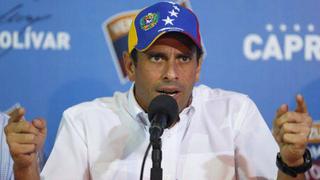 Capriles suspendió movilización de oposición convocada para mañana