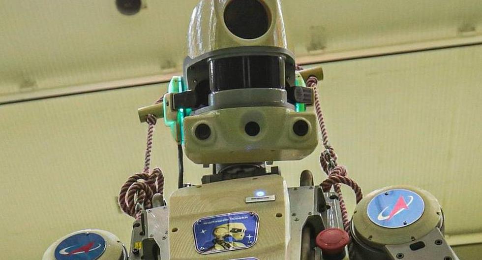 El primer robot humanoide en llegar al espacio. (Foto: @FEDOR37516789 / Twitter)