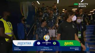 Argentina vs. Brasil: el abrazo de Messi y Neymar antes de la final de Copa América 2021 | VIDEO