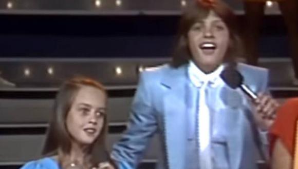 Fey y Luis Miguel en el programa "Canta canta" de 1984. (Fuente: YouTube)