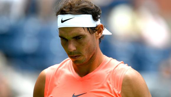 Rafael Nadal irreconocible: cayó 6-0 ante Dominic Thiem en el primer set del US Open 2018 por cuartos de final. (Foto: AFP)