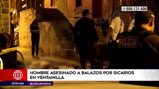 Ventanilla: asesinan a hombre de cuatro disparos en la cabeza | VIDEO