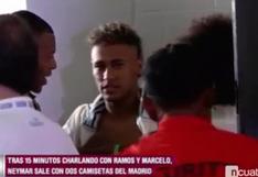 Neymar: ¿por qué se metió al vestuario del Real Madrid?
