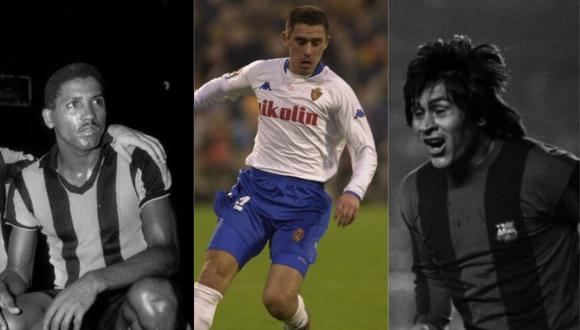 Juan Joya, Miguel Rebosio y Hugo Sotil, tres peruanos que celebraron en cara del Real Madrid. (Foto: Composición)