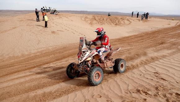 Simon Vitse ganó la octava etapa del Dakar 2018 en la categoría cuatrimotos. (Foto: EFE)