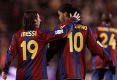 YouTube: primer gol de Lionel Messi en el Barcelona con asistencia de Ronaldinho