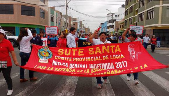 La UGEL de la provincia del Santa anunció que enviará resguardo policial a los colegios de la región donde se han reiniciado las clases (Foto: Laura Urbina)