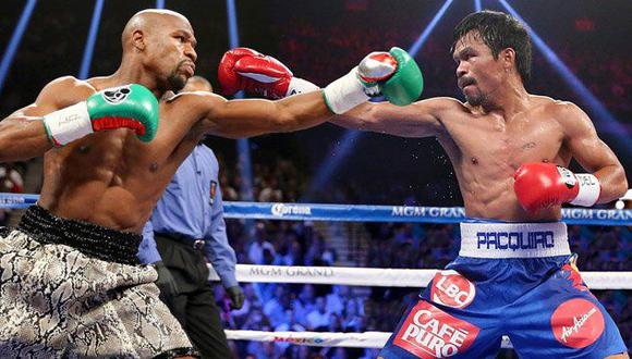 Cada vez está más lejos la revancha entre Floyd Mayweather vs. Manny Pacquiao. (Foto: AFP).