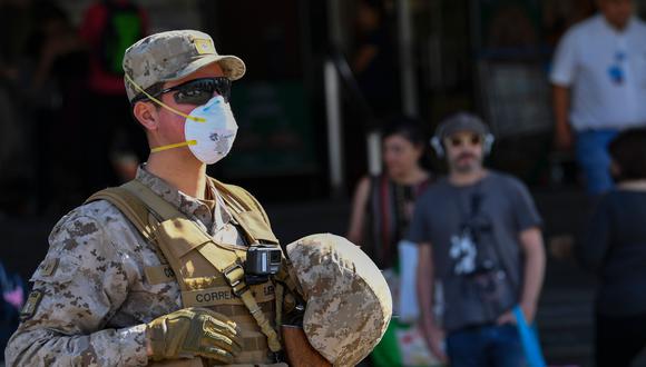 Santiago de Chile está en confinamiento para frenar la pandemia de coronavirus. (AFP / Martin BERNETTI).