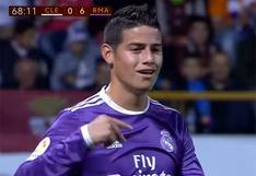 Real Madrid: la expresión de James Rodríguez por gol de tijera de Nacho Fernández