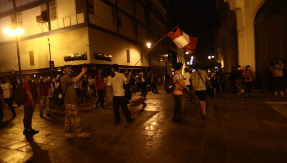 Antes del inicio de la cuarentena se desarrollaron por varios días marchas contra la cuarentena. (GEC)