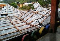 Perú: diez casas pierden techos por vientos fuertes en Apurímac