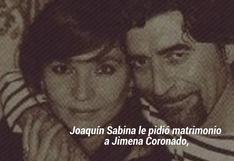 Joaquín Sabina le propuso matrimonio a la peruana Jimena Coronado