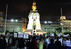 Alberto Fujimori: protestan contra indulto en la Plaza San Martín