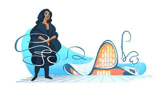 Zaha Hadid: Google rinde homenaje a la 'arquitecta de techos de cristal'