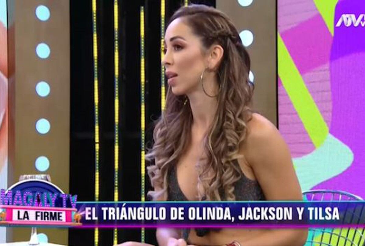 Olinda Castañeda se pronunció por salidas de su expareja con Tilsa Lozano. (Imagen: ATV)