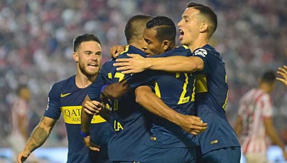 Boca Juniors superó 4-1 a San Martín Tucumán de visital y lo mandó al descenso | VIDEO. (Foto: AFP)