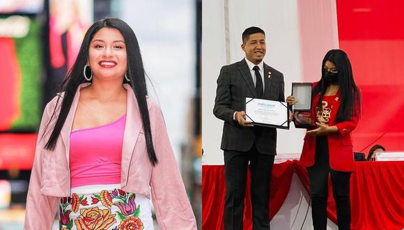 Municipalidad de San Juan de Miraflores rinde reconocimiento a Wendy Sulca. (Foto: @wensulca).
