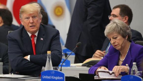 Trump y May se enfrentan a momentos difíciles en sus respectivos gobiernos.