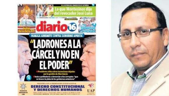 El Poder Judicial absolvió al periodista Fernando Valencia Osorio del delito contra el honor-difamación agravada en agravio del ex presidente Alan García Pérez. (El Comercio)