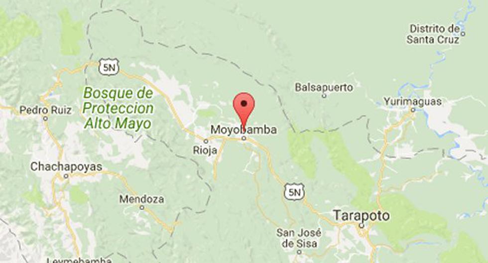 Sismo en Moyobamba causó susto. (Foto: IGP)