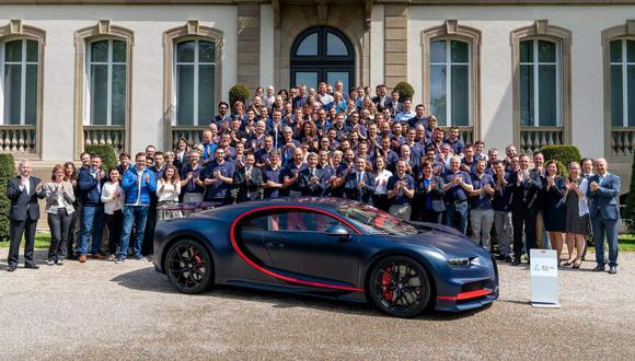 Bugatti ha anunciado que solo se fabricarán 500 unidades del superdeportivo Chiron. (Foto: Bugatti).