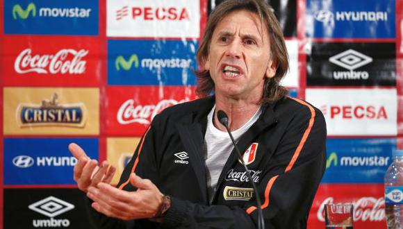 Ricardo Gareca: "Perú le puede ganar a cualquier selección"