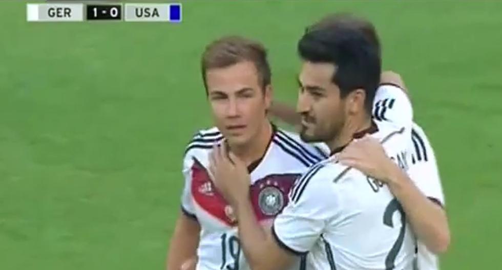 Mario Gotze puso adelante en el marcador a Alemania. (Foto: Captura)