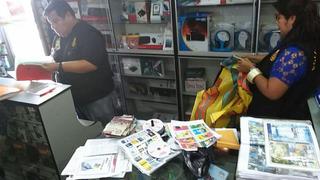 Policía decomisó S/.5 millones en mercadería pirata en Cercado