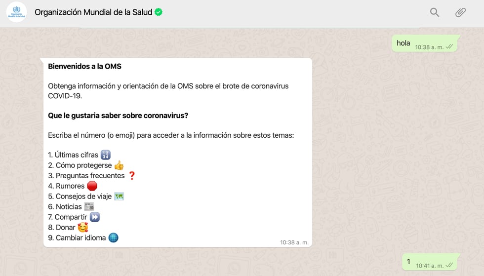 El servicio de mensajería ya está disponible en español. (Foto: El Comercio)