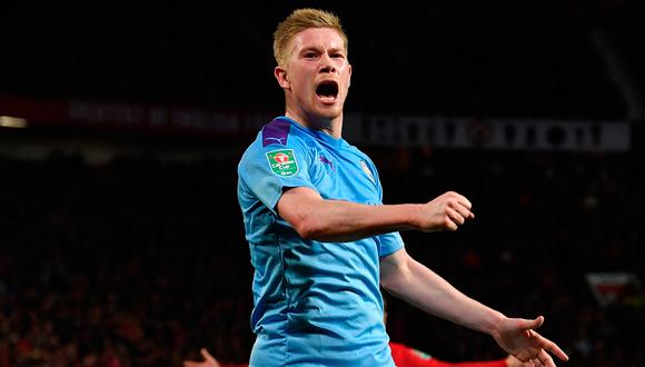 Kevin De Bruyne juega como mediocampista ofensivo en el Manchester City inglés de la Premier League. (Foto: AFP)