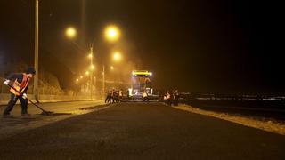 Costa Verde: municipalidad de Lima asfaltó tercer carril