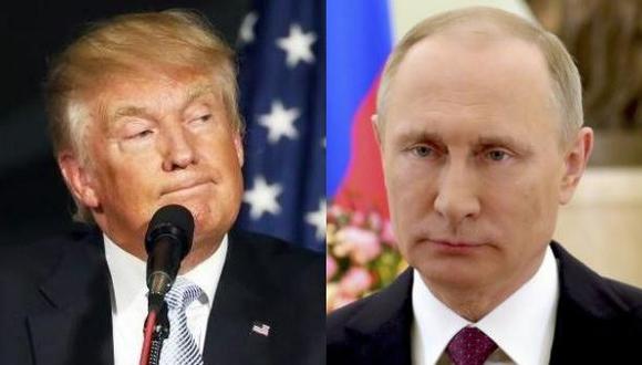 Donald Trump, presidente de Estados Unidos, y Vladimir Putin, su par ruso. (Foto: Agencias)