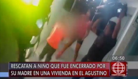 El Agustino: Niño encerrado por su madre casi cae de 7mo piso