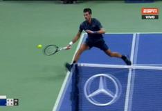 Novak Djokovic emuló a Roger Federer con un increíble punto frente a John Millman | VIDEO