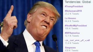 #TrumpPresident y #HesNotMyPresident dominan Twitter