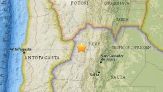 Terremoto de 6,6 grados sacude la frontera Chile-Argentina