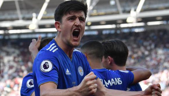 Harry Maguire ha jugado por Leicester City en las últimas tres temporadas. (Foto: AFP)