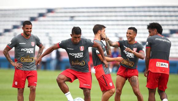La selección nacional, a un día del Perú vs. Uruguay, entrenó en el estadio Gran Parque Central del club Nacional de Montevideo. (Foto: FPF)