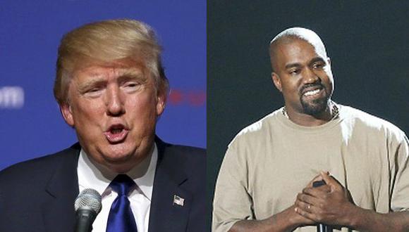 Donald Trump habló sobre posible candidatura de Kanye West