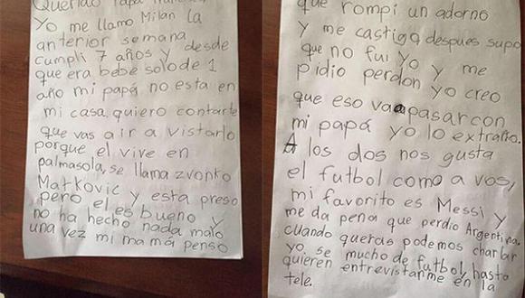 Influencia de nuevo Adjunto archivo Niño pide la liberación de su padre en una carta al Papa | REDES-SOCIALES |  EL COMERCIO PERÚ