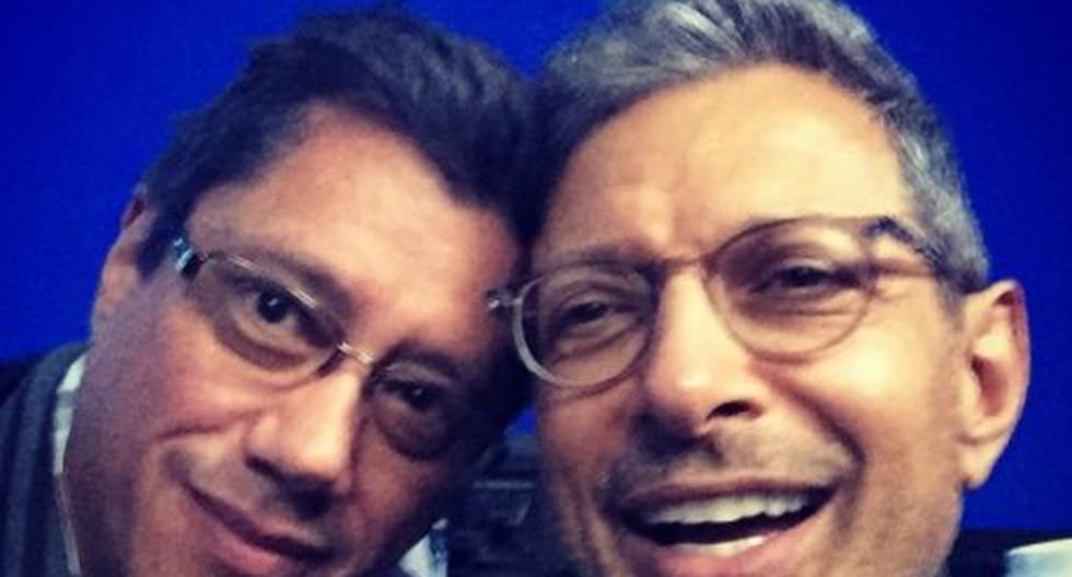 Jeff Goldblum y Dean Devlin. (Foto: Instagram)