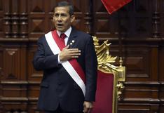 Ollanta Humala subraya que lidera lucha por seguridad ciudadana 