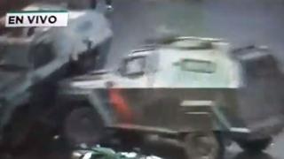 Joven atropellado por dos vehículos de la policía chilena está grave pero fuera de riesgo vital | FOTOS Y VIDEOS