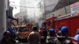 Cercado de Lima: incendio se registró en galería de Mercado Central