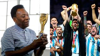 Cuál fue el mensaje de Pelé tras el campeonato mundial de Argentina y cómo recordó a Maradona