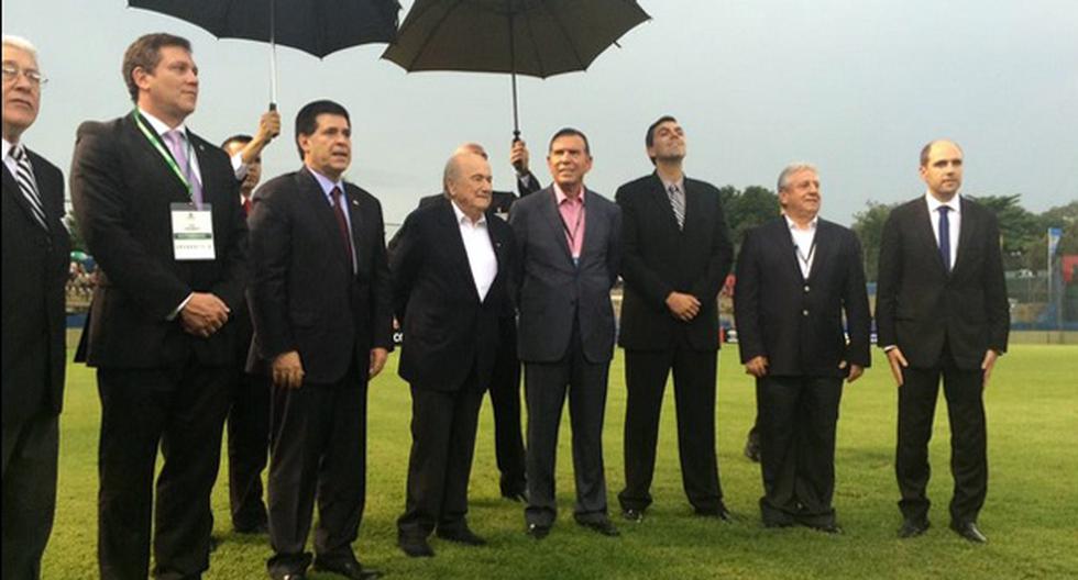 El presidente de la FIFA estuvo en el Sudamericano Sub 17. (Foto: Conmebol)