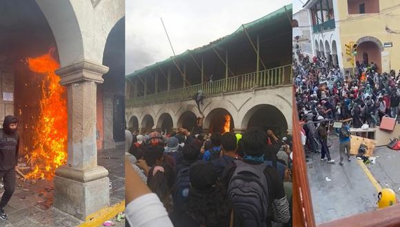 Ministerio Público investiga incidentes durante paro de estudiantes de la Universidad San Cristóbal de Huamanga, en Ayacucho. (Foto: Fiscalía)